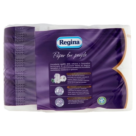 Regina Sensation carta igienica 12 rotoli